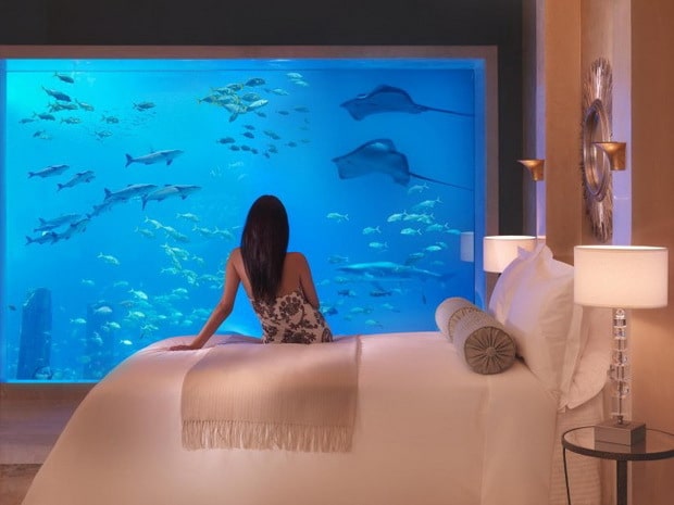 Un concetto di una delle stanze del Poseidon Undersea