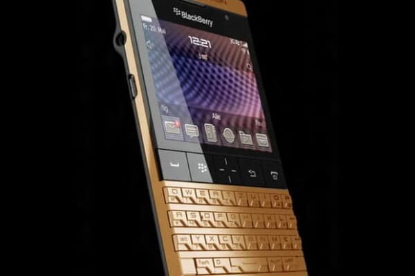 Gold Plated Porsche Design BlackBerry P’9981