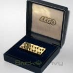 14k Solid Gold LEGO Employee Brick 2×4 Brick