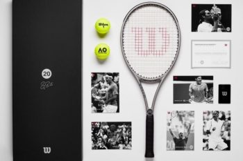 Roger Federer Wilson Collector’s Edition Platinum Racket Package 1