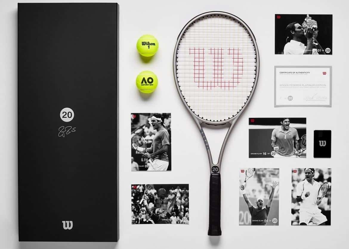Wilson Collector’s Edition Platinum Racket Package